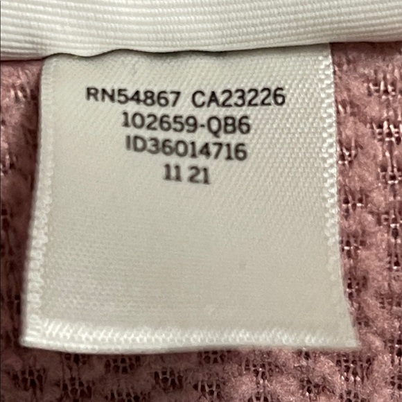 PINK VS Sherpa Fleece 2-Tone Half Zip Hoodie - Picture 6 of 7